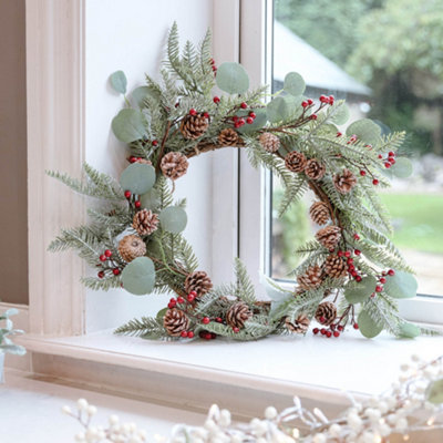 Giant Mountain Spruce Spring Summer All Year Front Door Decoration Wreath 61cm - 3