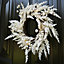 Giant Pampas Pre-Lit Spring Summer All Year Front Door Decoration Wreath (DC03)