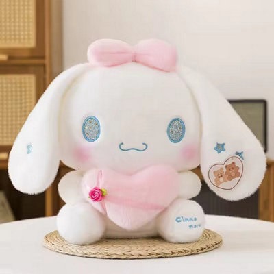 Giant Pink Cinnamoroll Plush Toy Soft Kawaii Doll 35 cm
