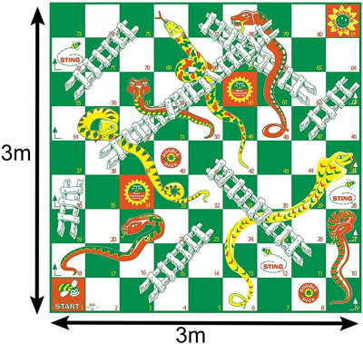 Giant Snakes And Ladders - Outdoor Game