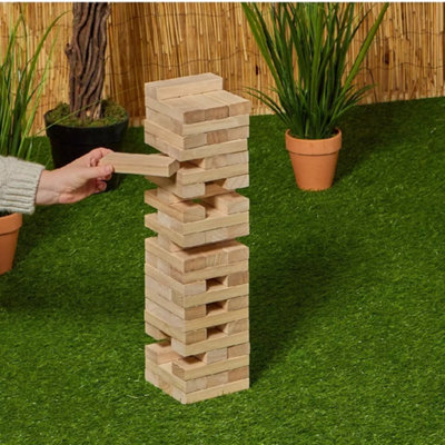 Giant Wooden Tumbling Tower Game