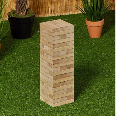 Handmade Thailand Wooden Puzzle Wooden Game - Teak Wood Stacking Blocks ...