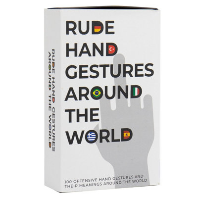 Gift Republic 100 Rude Hand Gestures Around The World Cards