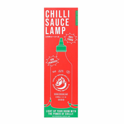 Gift Republic Chilli Sauce Bottle Squeezy Lamp
