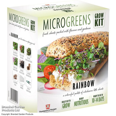 Gift Seed Grow Kit Microgreens Rainbow