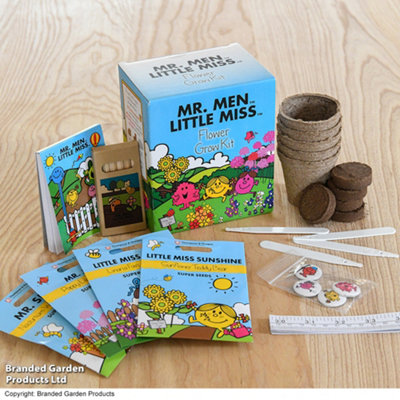 Gift Seed Grow Kit Mr Men Flowers