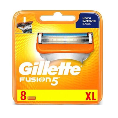 Gillette Fusion5 XL Razor Blades 8 Pack Precision Trimmer Cartridge ...