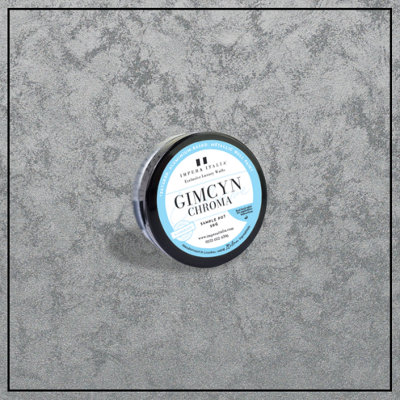 Gimcyn Chroma - Textured, Intense Metallic Wall Paint Sample Pot. Includes 50g of Paint - Covers 0.25SQM - In Colour CHROMITE