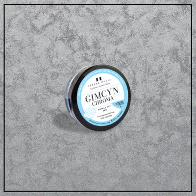 Gimcyn Chroma - Textured, Intense Metallic Wall Paint Sample Pot. Includes 50g of Paint - Covers 0.25SQM - In Colour DOLOMITE