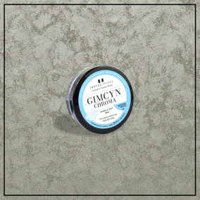 Gimcyn Chroma- Textured, Intense Metallic Wall Paint Sample Pot. Includes 50g of Paint - Covers 0.25SQM- In Colour GREEN FLUORITE