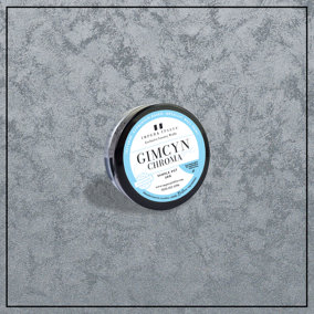 Gimcyn Chroma - Textured, Intense Metallic Wall Paint Sample Pot. Includes 50g of Paint - Covers 0.25SQM - In Colour LARIMAR