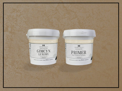 Gimcyn Luxury- Textured, Metallic, Iridescent Wall Paint Bundle. Includes Paint and Primer - Covers 5SQM - In Colour MOOKAITE