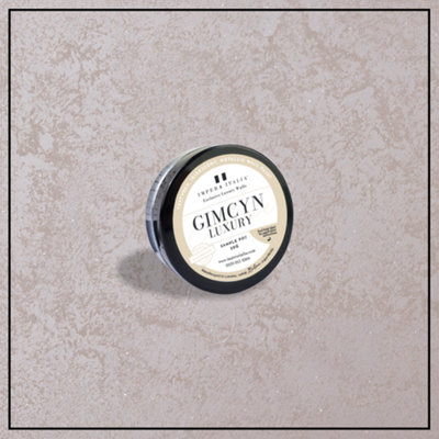 Gimcyn Luxury- Textured, Metallic, Iridescent Wall Paint Sample pot. Includes 50g of Paint- Covers 0.25SQM -In Colour PETALITE