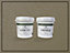 Gimcyn - Textured, Metallic Wall Paint Bundle. Includes Paint and Primer - Covers 5SQM - In Colour JADE.