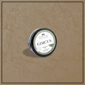 Gimcyn - Textured, Metallic Wall Paint sample pot. Includes 50g of Paint- Covers 0.25SQM - In Colour AMBER