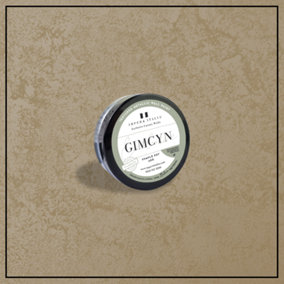 Gimcyn - Textured, Metallic Wall Paint sample pot. Includes 50g of Paint- Covers 0.25SQM - In Colour CITRINE