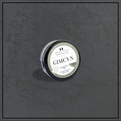 Gimcyn Textured, Metallic Wall Paint sample pot. Includes 50g of