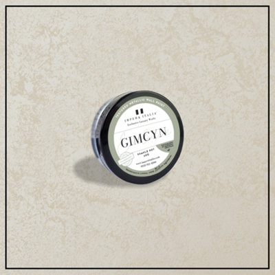 Gimcyn Textured, Metallic Wall Paint sample pot. Includes 50g of