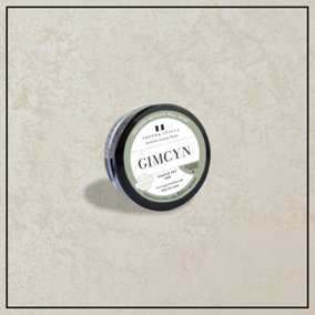 Gimcyn - Textured, Metallic Wall Paint sample pot. Includes 50g of Paint- Covers 0.25SQM - In Colour WHITEAGATE