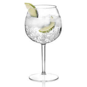 Gin Balloon Glass Unbreakable Polycarbonate 600ml Pack of 4