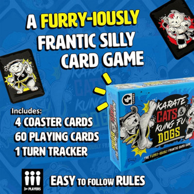 Ginger Fox Karate Cats & Kung Fu Dogs Family Action Card Game