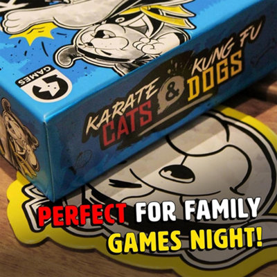 Ginger Fox Karate Cats & Kung Fu Dogs Family Action Card Game