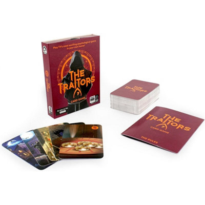 Gioco Di Carte Ufficiale The Traitors - Edizione Speciale, 4-8 Giocatori, Età 8+, Basato Sulla Serie TV BBC