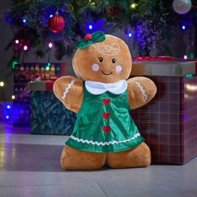 Gingerbread Girl Christmas Soft Plus Decoration