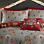 Gingerbread House Reversible Gingerbread Man Print Duvet Cover Set
