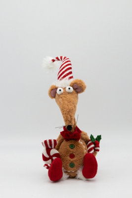 Gingerbread Rat Christmas Decoration - Renton Rat - 6