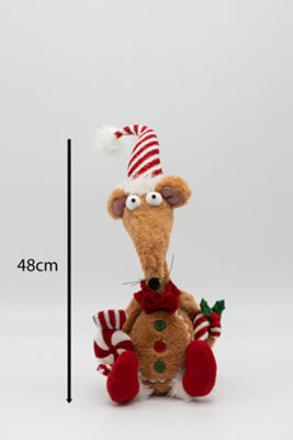 Gingerbread Rat Christmas Decoration - Renton Rat - 7