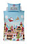 Gingerbread Town Christmas Junior Toddler Duvet Cover Set