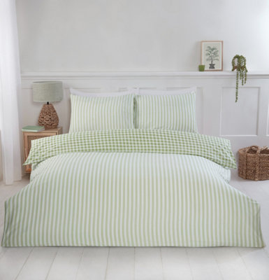 Gingham Polycotton Check Polycotton Duvet Set With Pillowcase - 3