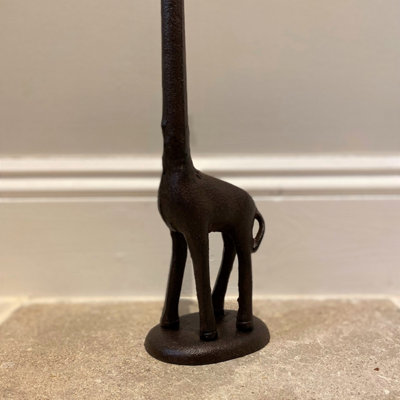 Giraffe Loo Roll Holder in Cast Iron (Set of 2) - 5