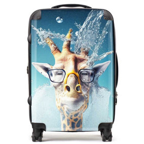Giraffe Splashart Suitcase - Medium