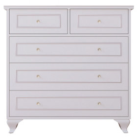 GISELLE 3+2 White Chest Of Drawers