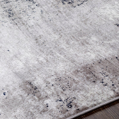 GIULIA Abstract Modern Marble Black Area Rug 160 x 220 cm