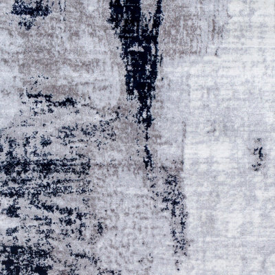 GIULIA Abstract Modern Marble Grey Area Rug 160 x 220 cm