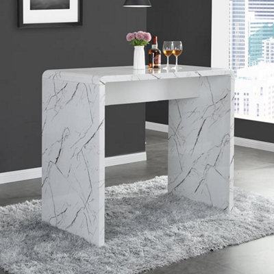 Marble top bar deals table