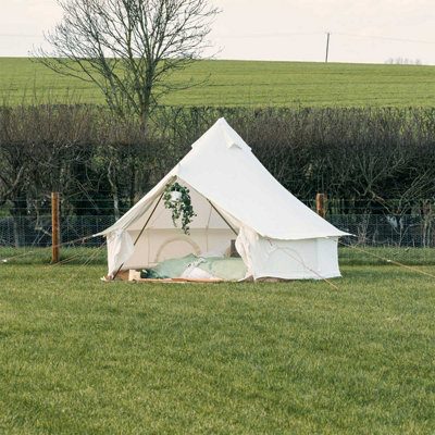 Glade 3M Spacious Bell Tent with Tripod Frame.  100% Cotton Canvas