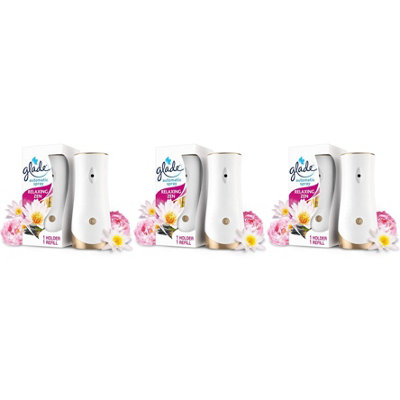 Glade Automatic Spray Holder Relaxing Zen (Pack of 3)