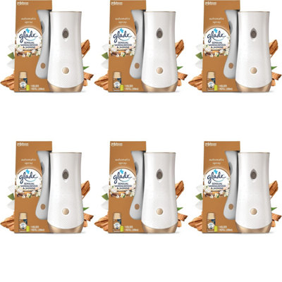 Glade Automatic Spray Starter Kit & Refill Sandalwood & Jasmine 269 ml (Pack of 6)