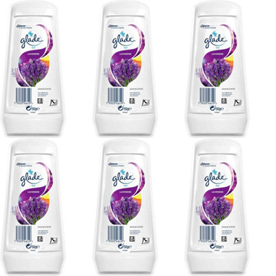 Glade Breeze Solid Gel Air Freshener Lavender/Jasmine 150 g (Pack of 6)