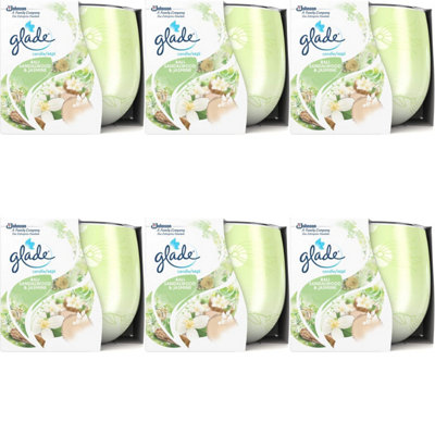 Glade Candles Bali & Sandlewood 327365 120gm (Pack of 6)