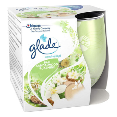 Glade Candles Bali & Sandlewood 327365 120gm (Pack of 6)