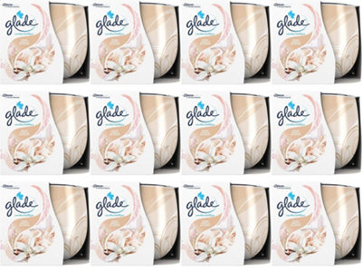 Glade Scented Candle, Air Freshener 120 g Vanilla Blossom (Pack of 12)