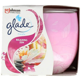 Glade Scented Candle, Air Freshener Candle 120 g Relaxing Zen