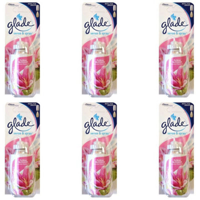 Glade Sense and Spray Refill Floral Blossom Air Freshener 18ml (Pack of 6) DIY at B&Q