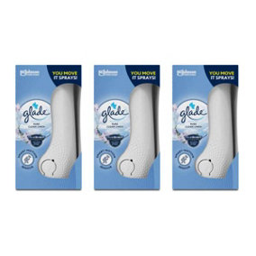 Glade Sense & Spray Motion Activated Automatic Holder Clean Linen 18ml - Pack of 3