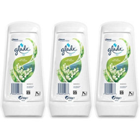 Glade Solid Gel Air Freshener 150g Lily Of The Valley (Pack of 3)